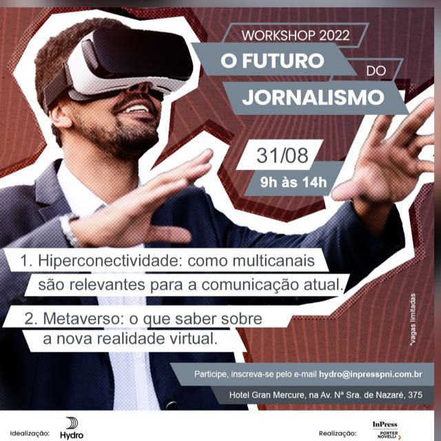 Palestra: o futuro do jornalismo e o&nbsp;metaverso