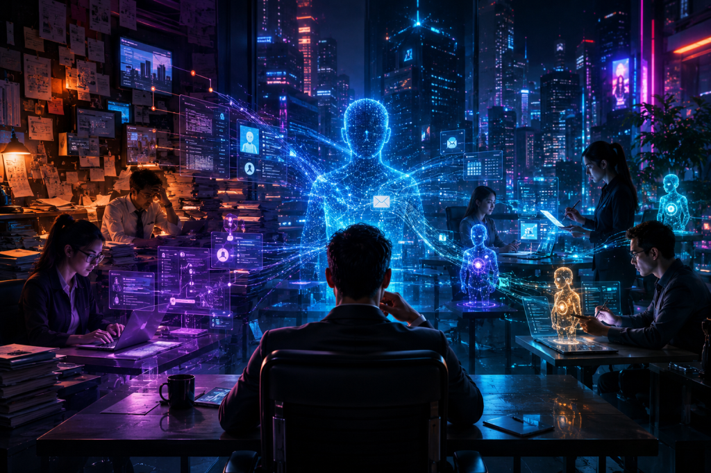 O futuro do trabalho não terá apenas&nbsp;funcionários.