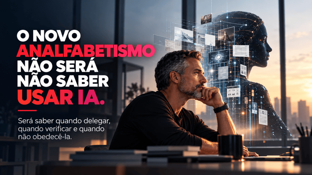 O NOVO ANALFABETISMO NÃO SERÁ NÃO SABER USAR IA